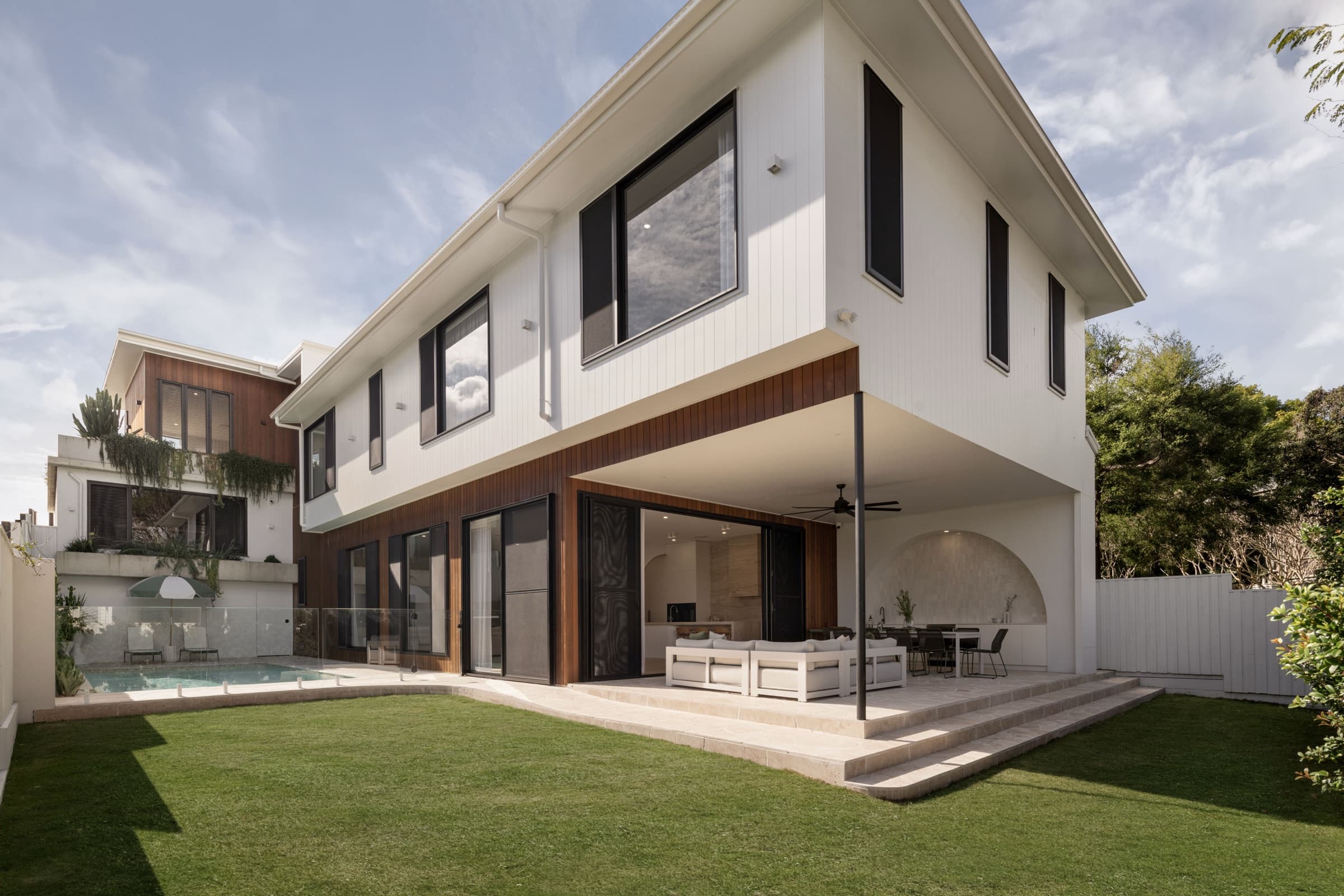 HNT Builders luxury home detail, Coorparoo